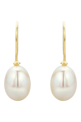 Pendientes - Oro amarillo y perlas cultivadas de agua dulce