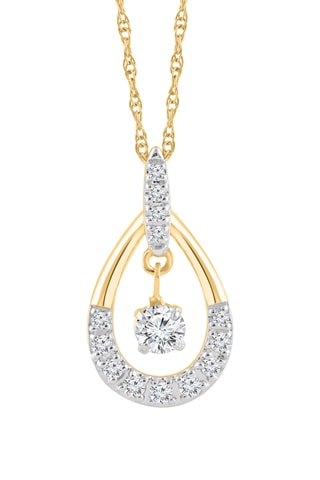 Collar - Oro amarillo y diamantes