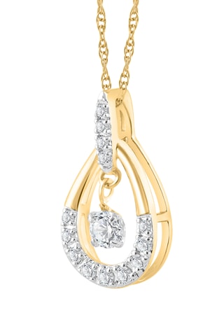 Collar - Oro amarillo y diamantes