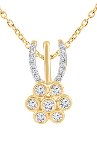 Collar - Oro amarillo y diamantes