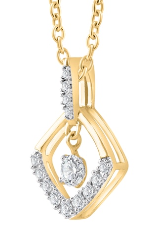 Collar - Oro amarillo y diamantes