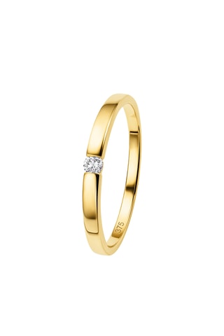 Solitario - Oro amarillo y diamante