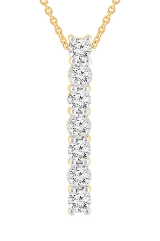 Collar - Oro amarillo y diamantes