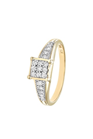 Anillo - Oro amarillo y diamantes