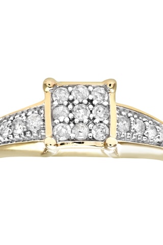 Anillo - Oro amarillo y diamantes