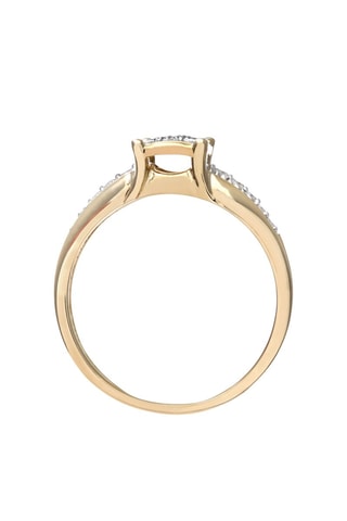 Anillo - Oro amarillo y diamantes