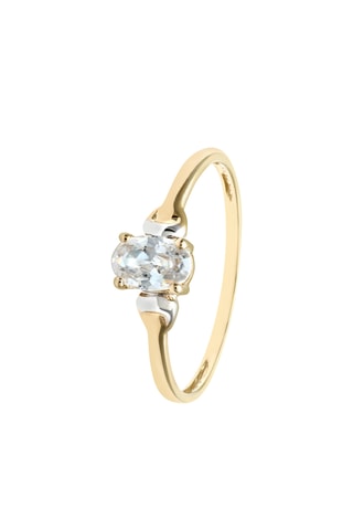 Anillo - Oro amarillo y oro blanco
