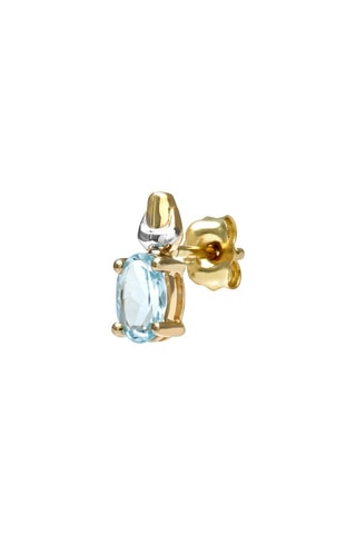 Pendientes - Oro amarillo y topacios
