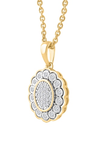 Collar - Oro amarillo y diamantes