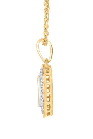 Collar - Oro amarillo y diamantes
