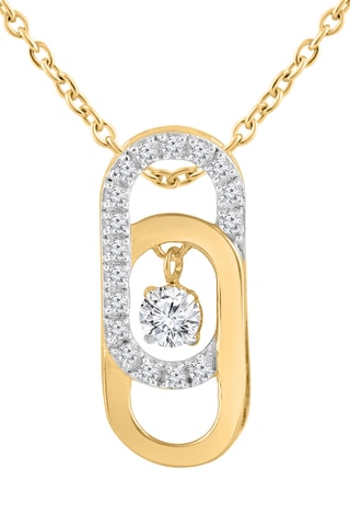 Collar - Oro amarillo y diamantes