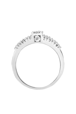 Anillo - Oro blanco y diamantes