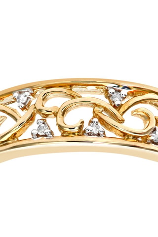 Anillo - Oro amarillo y diamantes