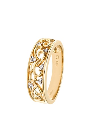 Anillo - Oro amarillo y diamantes