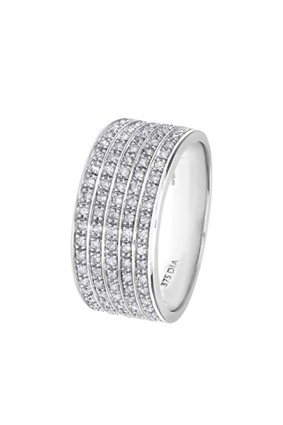 Alianza - Oro blanco y diamantes