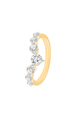 Anillo - Oro amarillo y diamantes