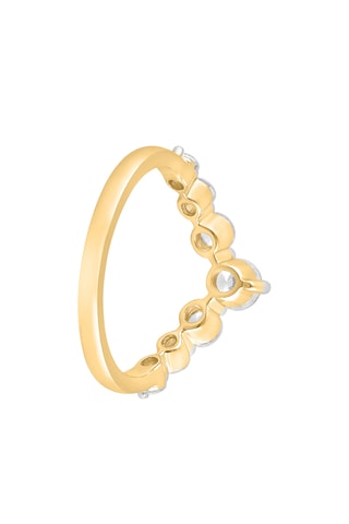 Anillo - Oro amarillo y diamantes