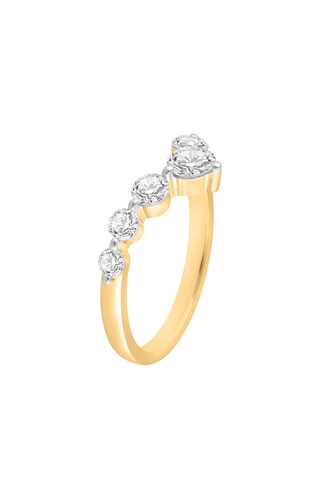 Anillo - Oro amarillo y diamantes