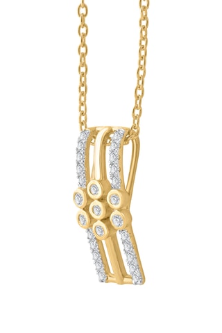 Collar - Oro amarillo y diamantes