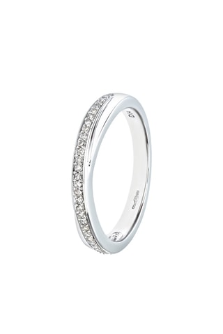 Alianza - Oro blanco y diamantes