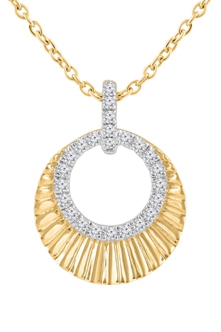 Collar - Oro amarillo y diamantes