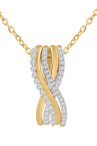 Collar - Oro amarillo y diamantes