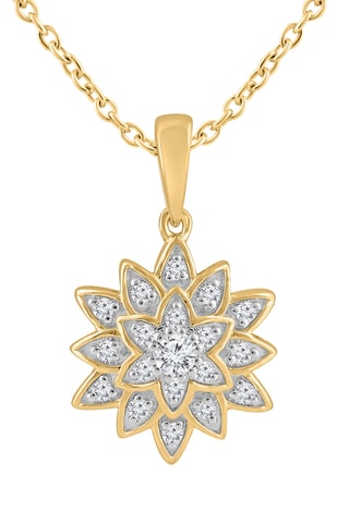 Collar - Oro amarillo y diamantes