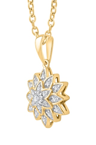 Collar - Oro amarillo y diamantes