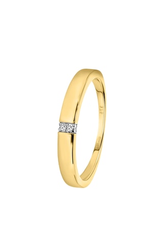 Anillo - Oro amarillo y diamantes