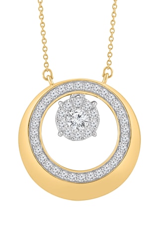 Collar - Oro amarillo y diamantes