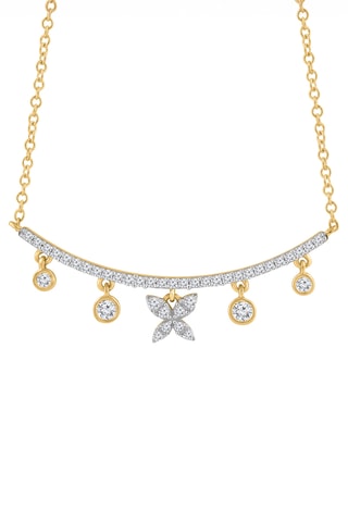 Collar - Oro amarillo y diamantes