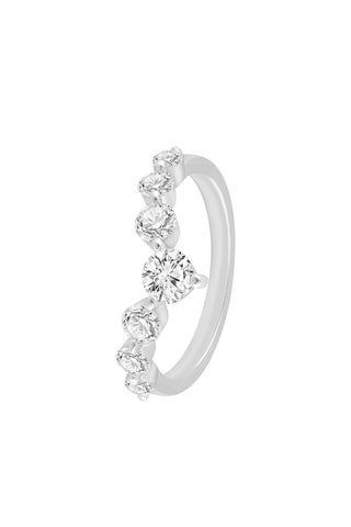 Anillo - Oro blanco y diamantes