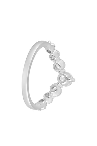 Anillo - Oro blanco y diamantes