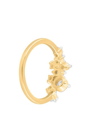 Anillo - Oro amarillo y diamantes