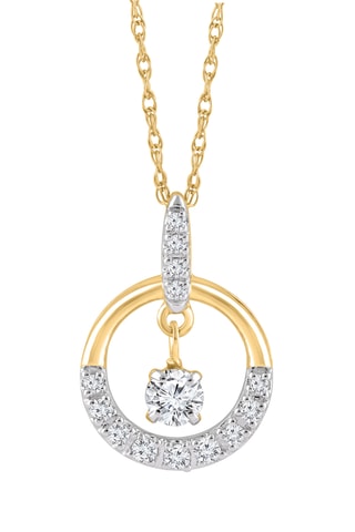 Collar - Oro amarillo y diamantes