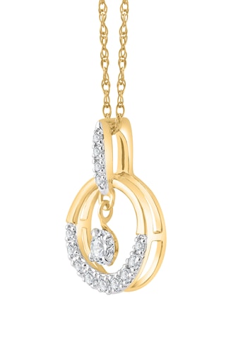 Collar - Oro amarillo y diamantes