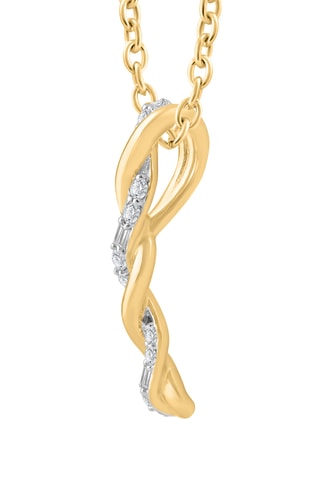 Collar - Oro amarillo y diamantes