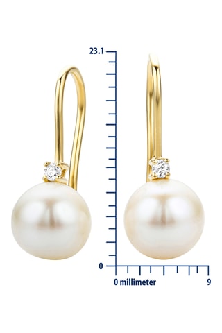 Pendientes - Oro amarillo y diamantes