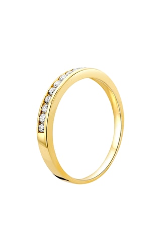 Anillo - Oro amarillo y diamantes