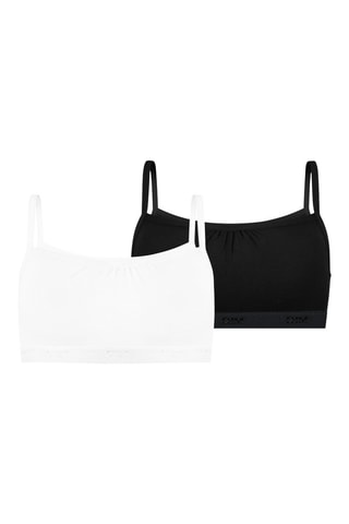 2 sujetadores deportivos Ecodim - Negro y crudo - Dim