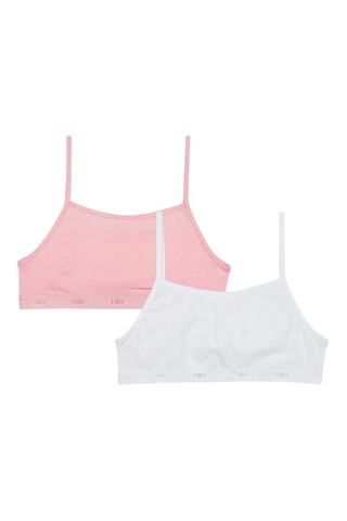 2 sujetadores deportivos Ecodim - Rosa y crudo - Dim
