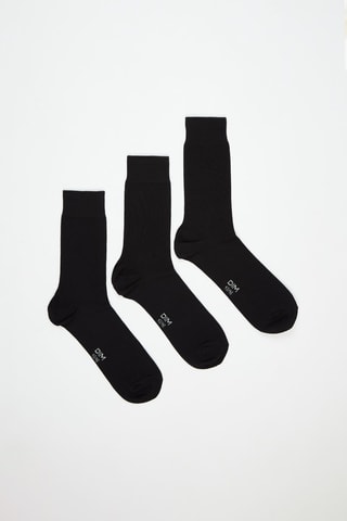12 pares de calcetines Coton Nice Price - Negro