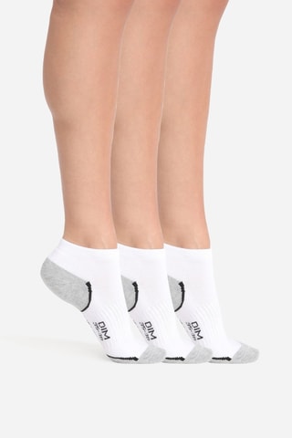 3 pares de calcetines cortos - Blanco - Dim