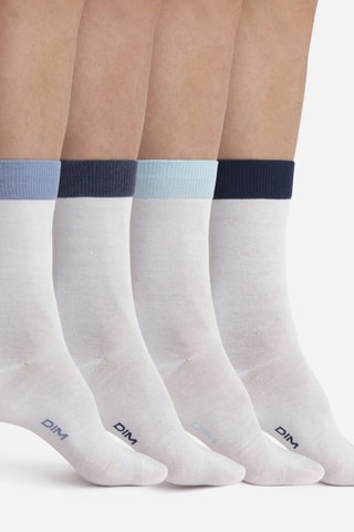 4 pares de calcetines - Blanco - Dim