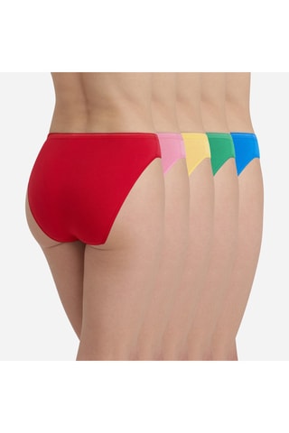 5 bragas - Rojo - Dim