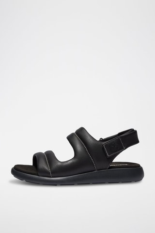 Sandalias de piel - Negro