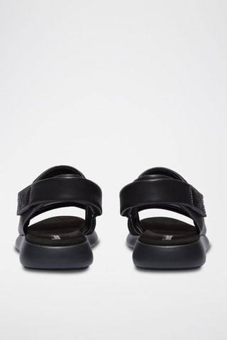 Sandalias de piel - Negro