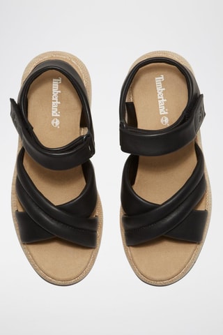Sandalias de piel - Negro