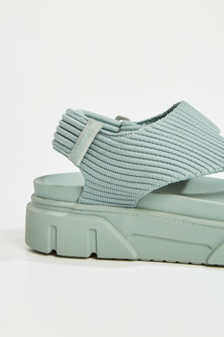 Sandalias con plataforma - Verde