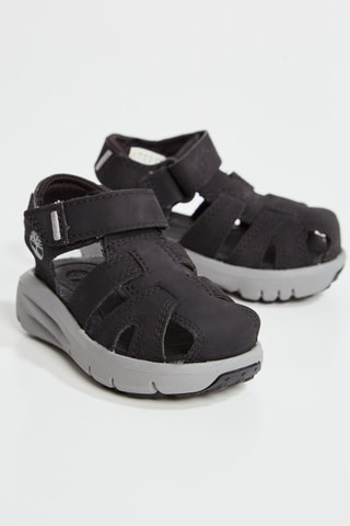 Sandalias de cuña - Negro